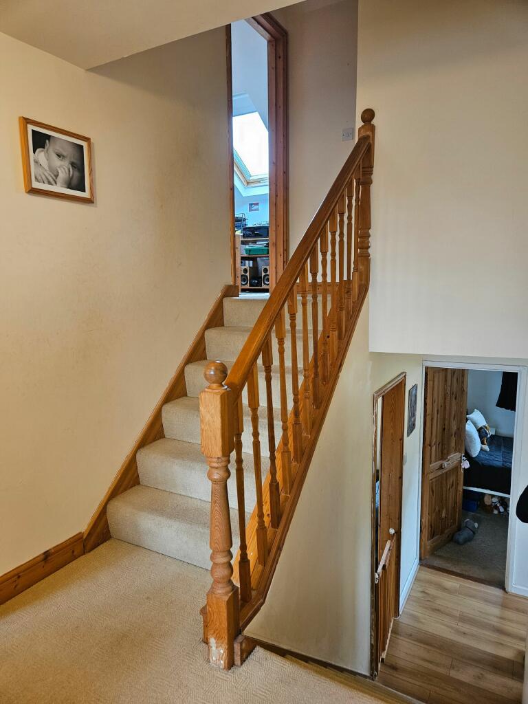 Stairs to third floor