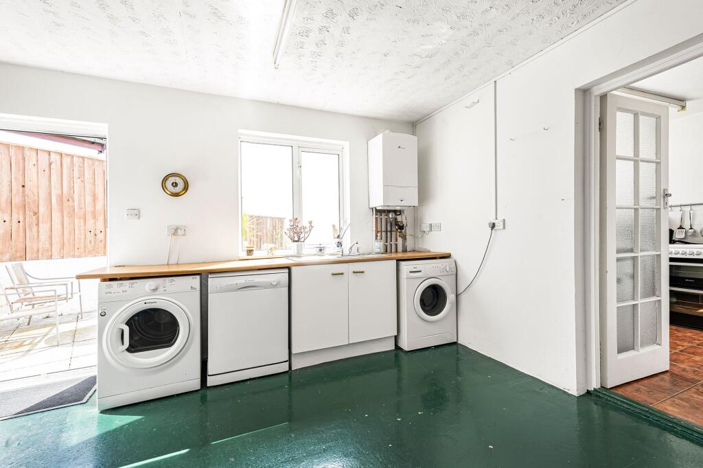 Garage and utility area