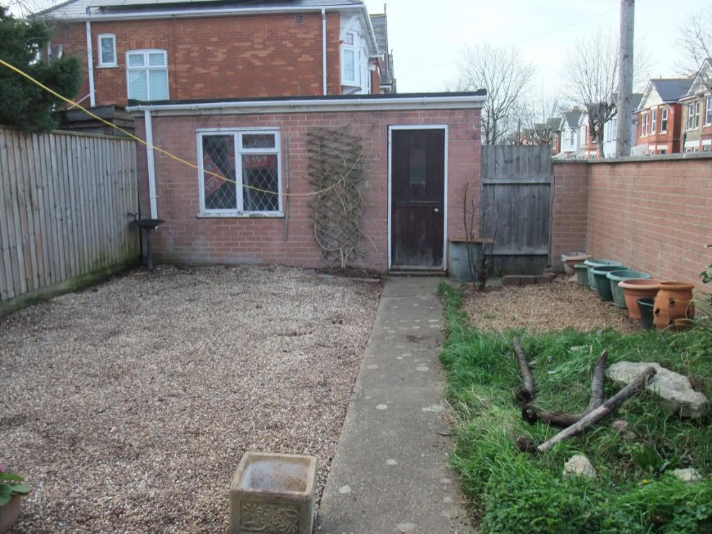 Rear patio