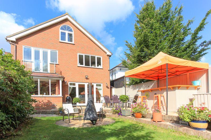 Rear aspect and patio area