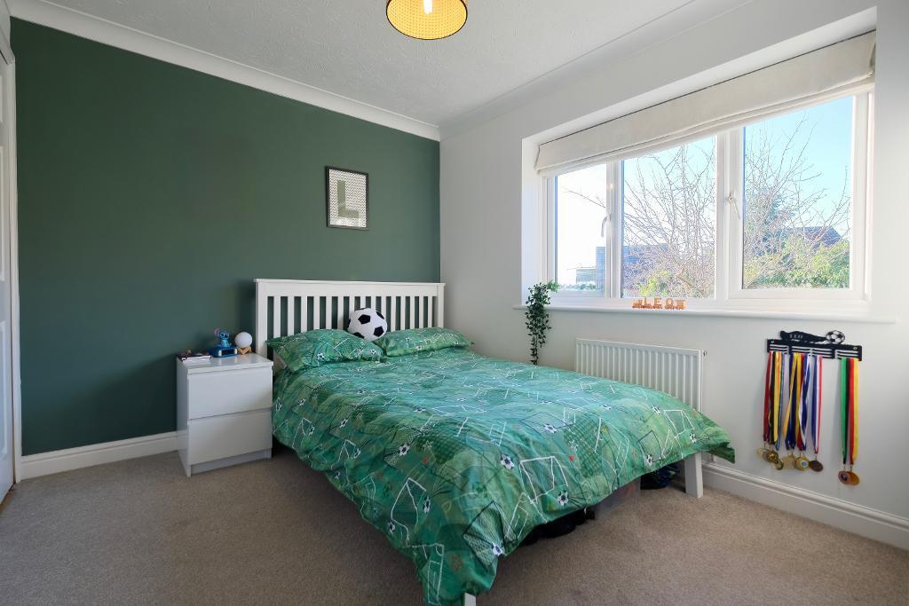 Bedroom 2 with fitted wardrobe
