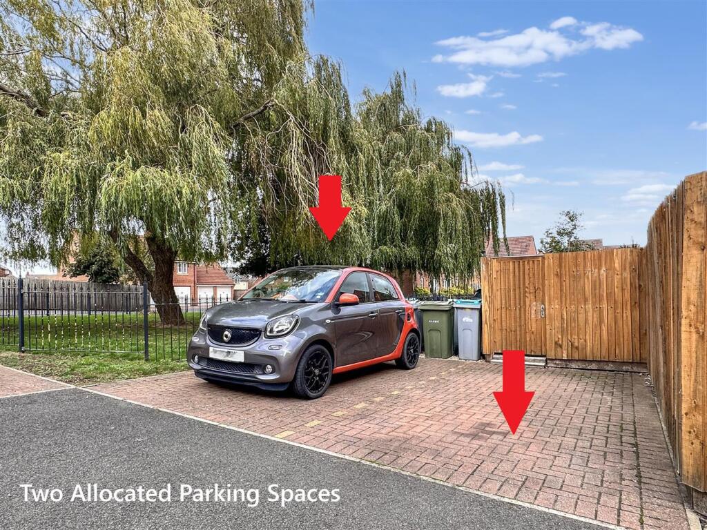 TWO Allocated Parking Spaces 560