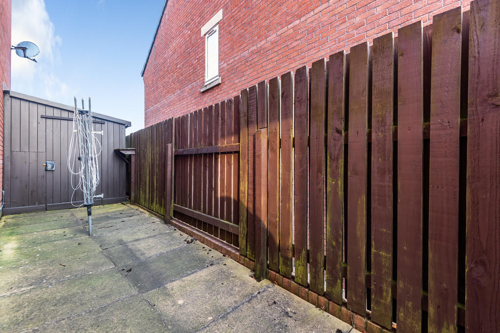 Rear Yard and She...