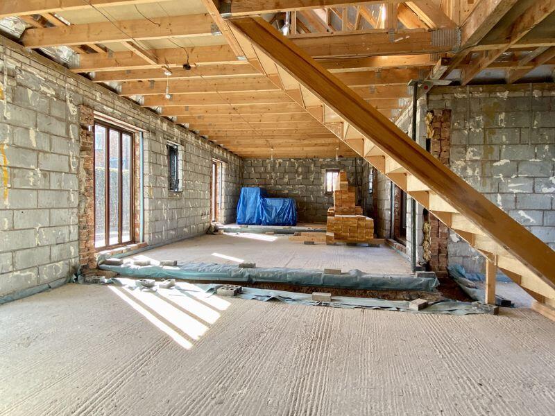 Proposed Living Space &amp; Bedroom 3