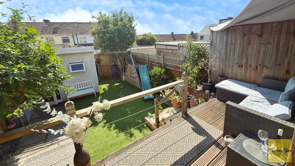 Rear of the property