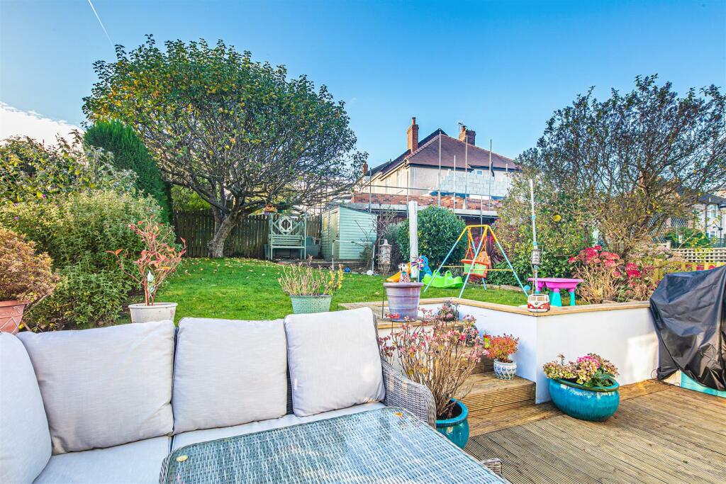 Deck and garden