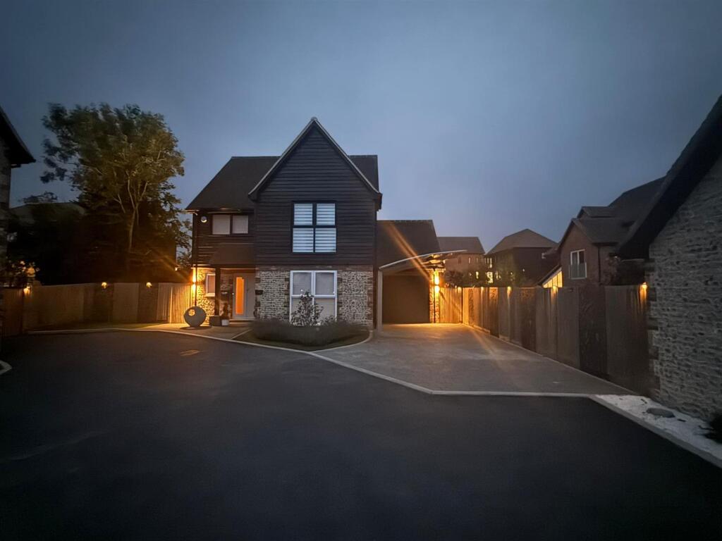 Client photo front at night