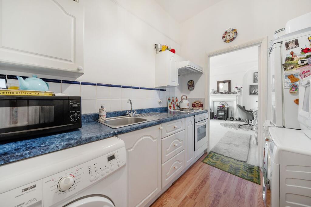 Kitchen into Sitting/Dining Room