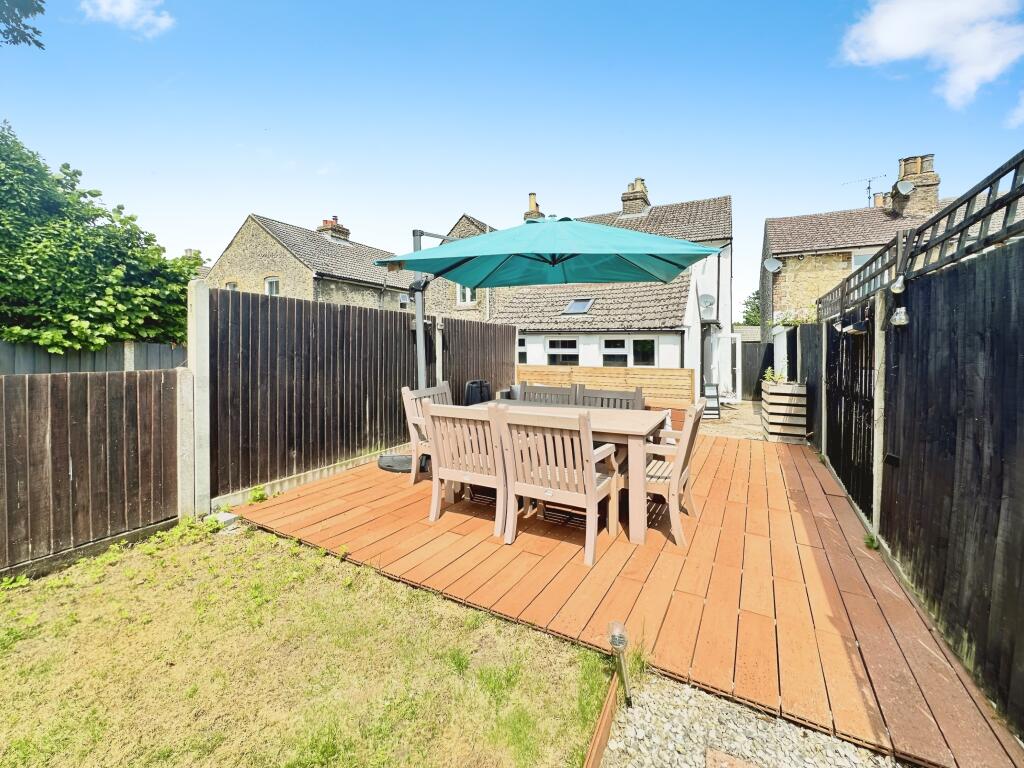 Private Rear Garden With Decking View