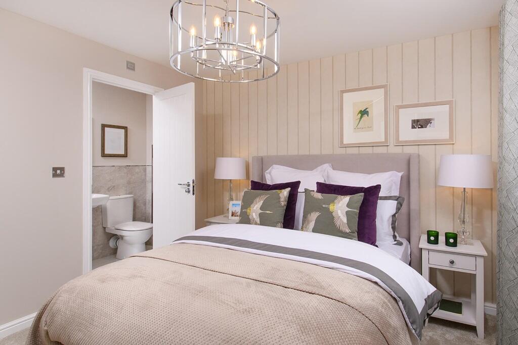 The main bedroom benefits from an en suite shower room
