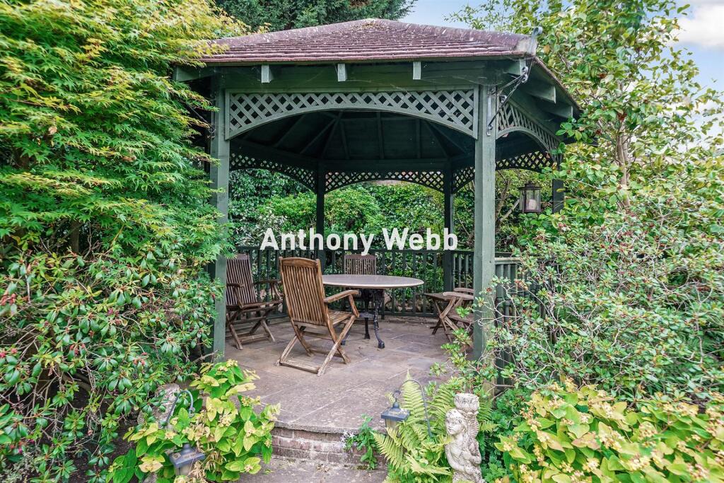 Gazebo in garden