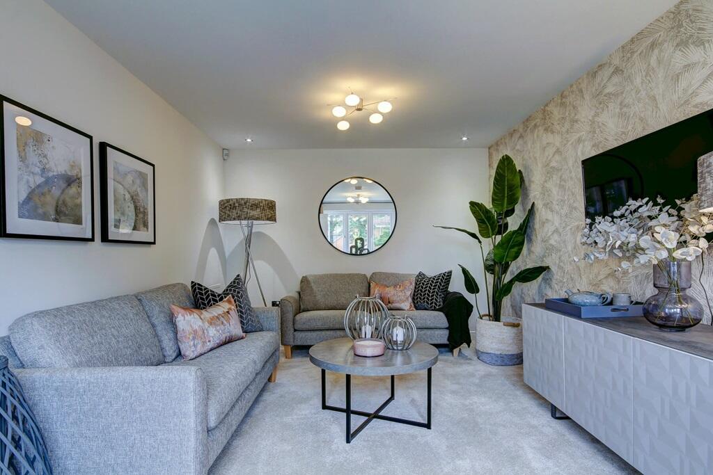 The lounge is perfect for a cosy night with the family