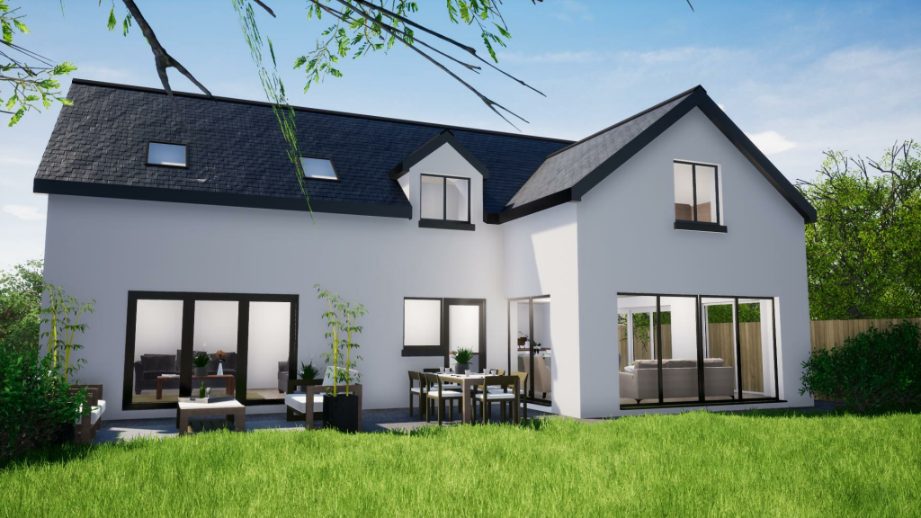 House Type 1A &amp; 4 - Rear.png
