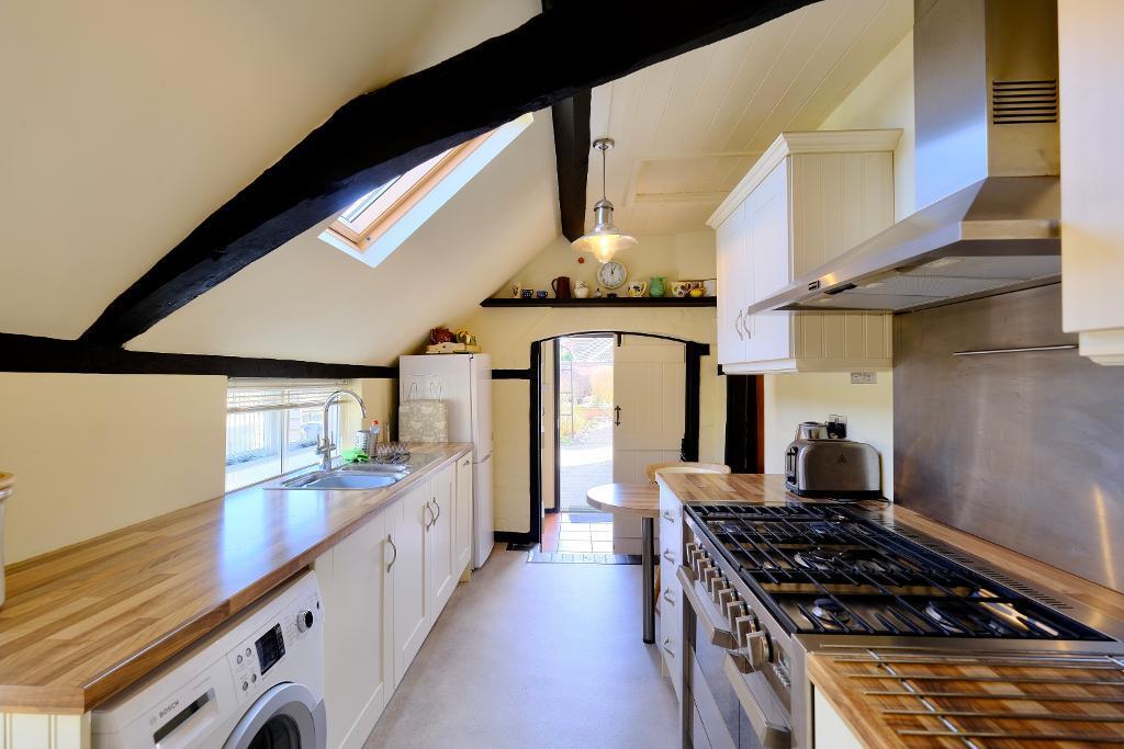 Kitchen with rear doors to the garden