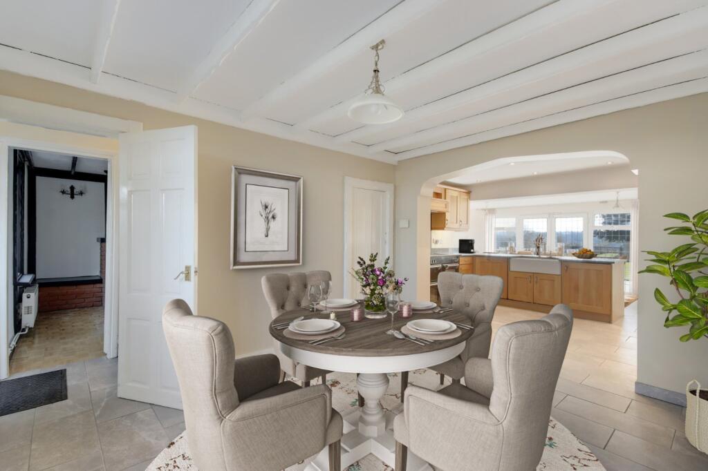 Dining Room Staged