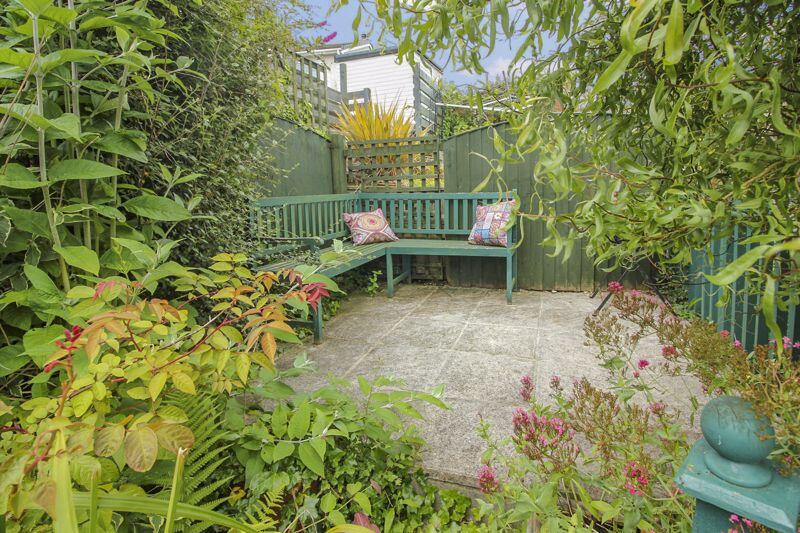 Rear sitting/patio area