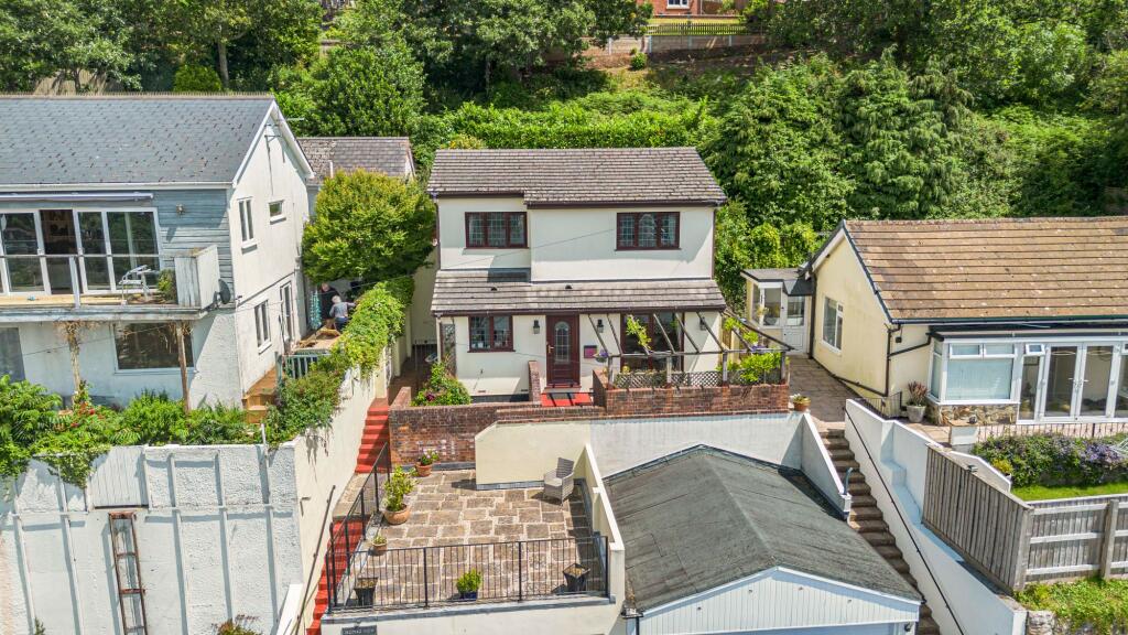 Property and front and rear gardens