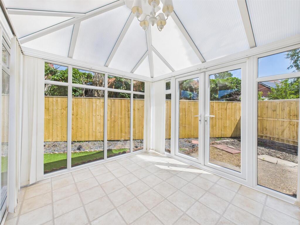 Upvc conservatory:
