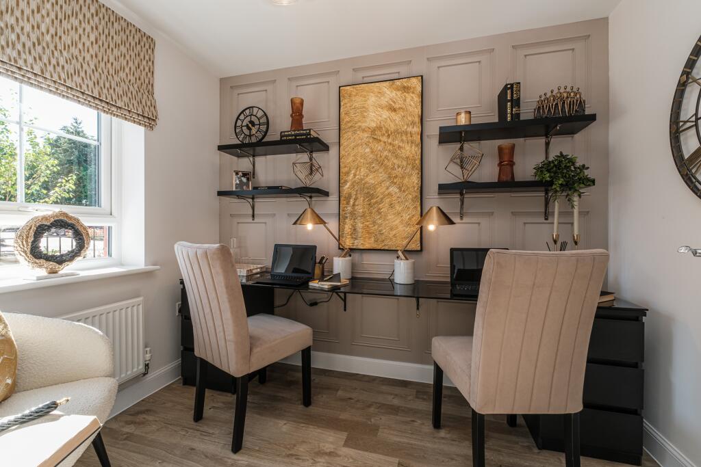 Interior view of the home office in our 3 bed Kingsville home