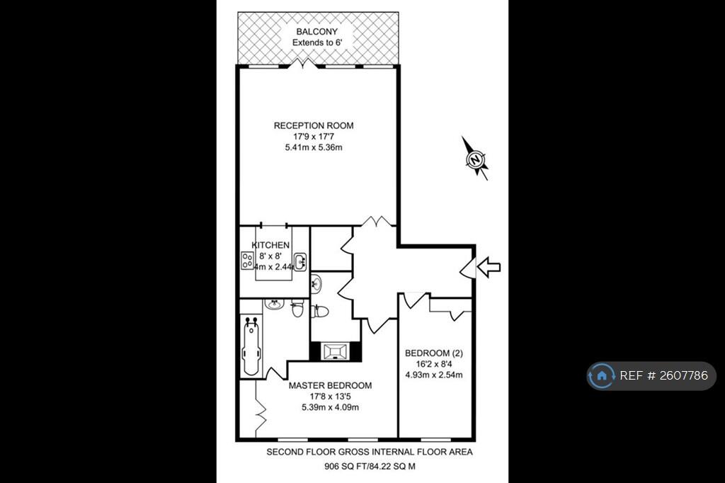 Old Floor Plan. The Kitchen Is Now Bigger