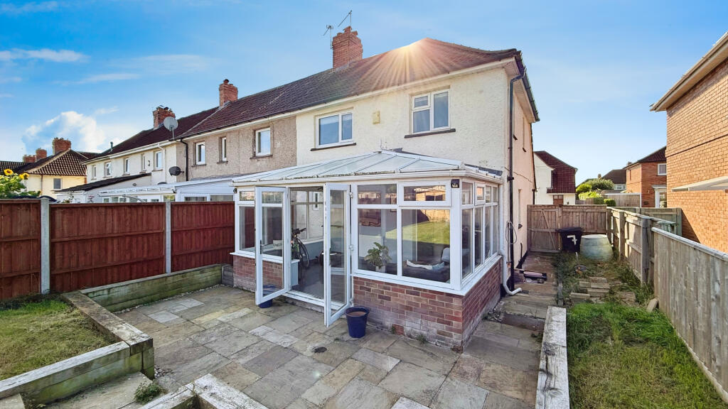 Rear of the property