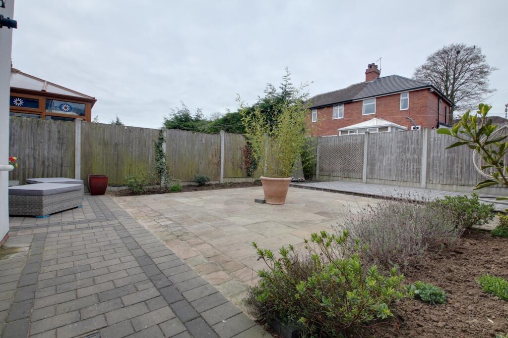 Part of the back garden