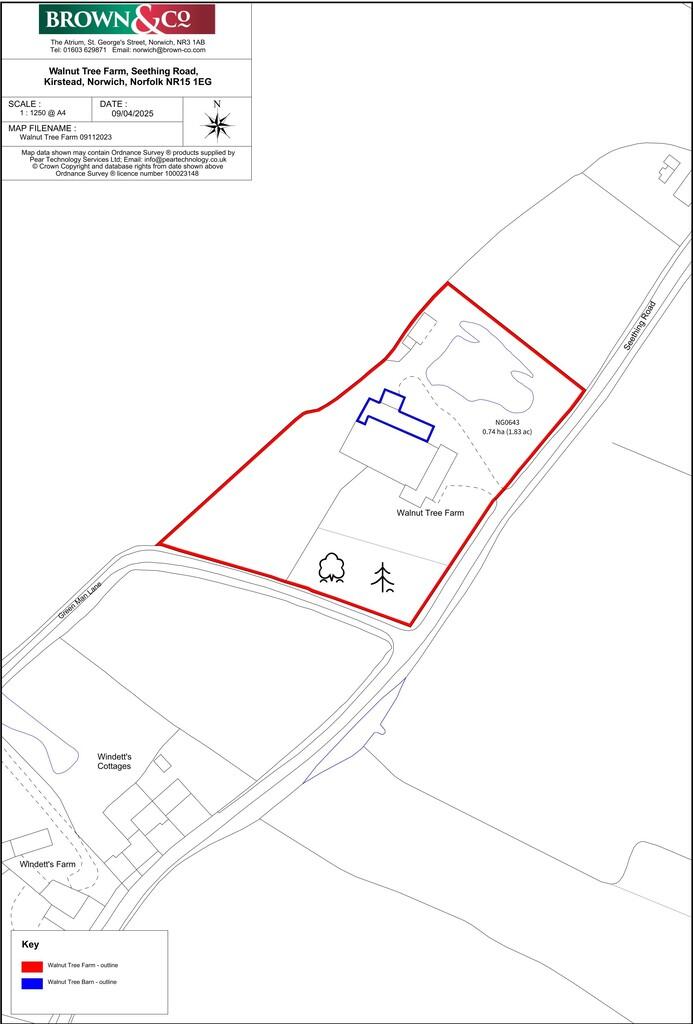 Plan of Walnut Tr...