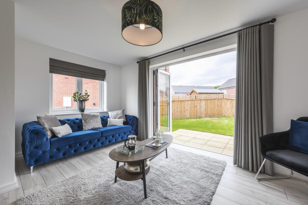 Indicative Living Room, Contemporary Modern Decoration