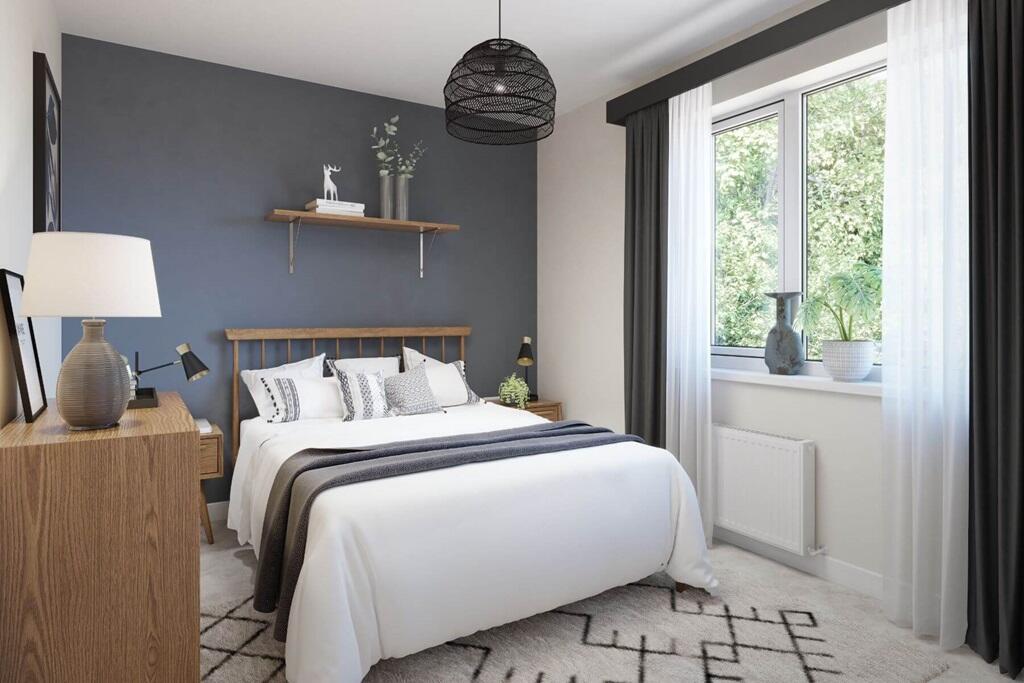 Good sized second bedroom for growing children or staying guests