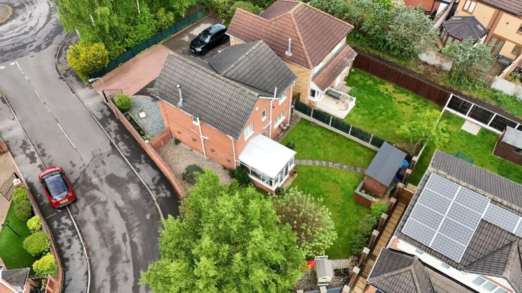 Aerial Front of Garden