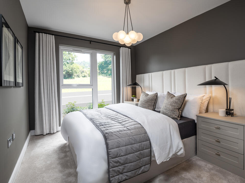 Image of the second bedroom in a 2 bedroom apartment at Stonehaven Park