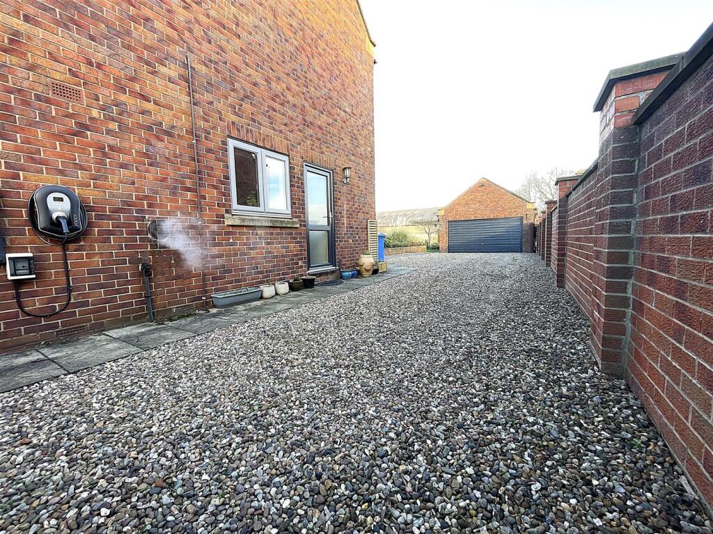 Driveway and Garage