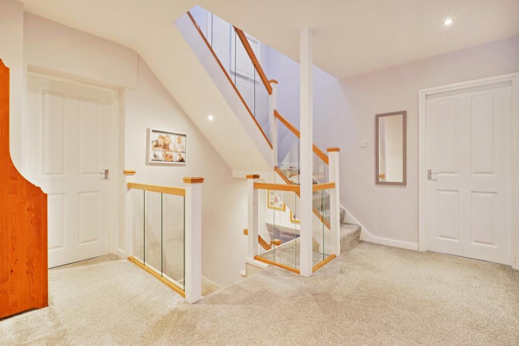 Landing and stairs to 2nd floor
