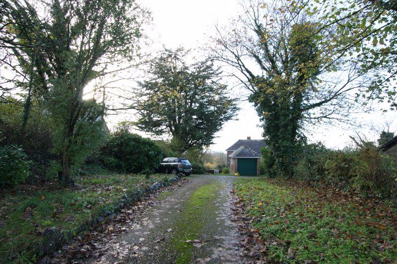 driveway leading to house