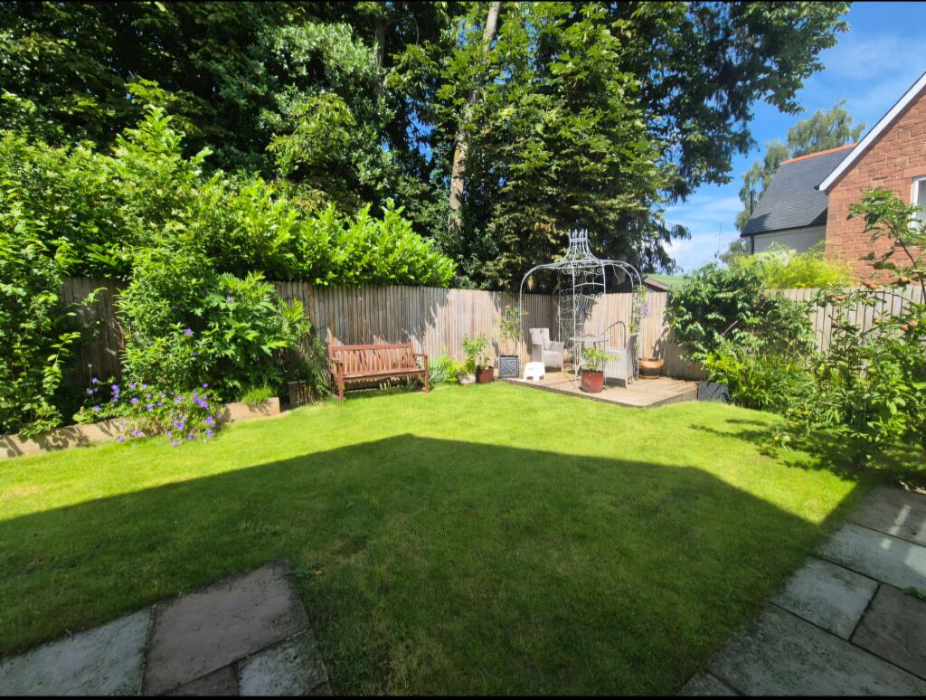 Rear garden