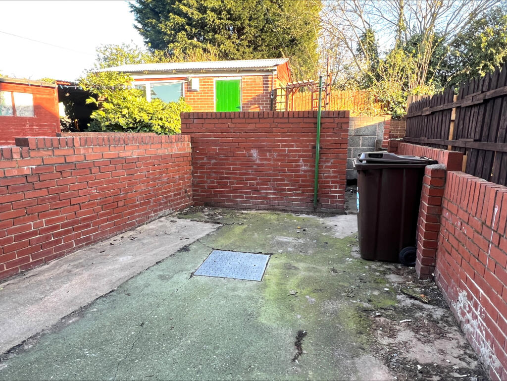 Rear garden