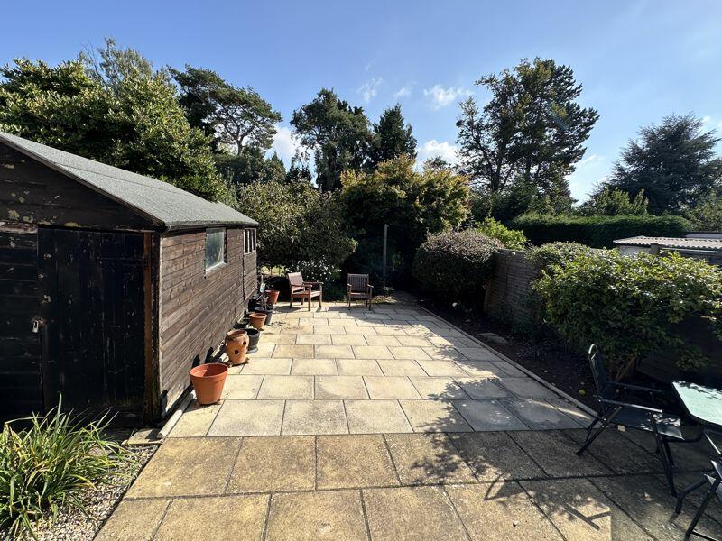 Rear patio