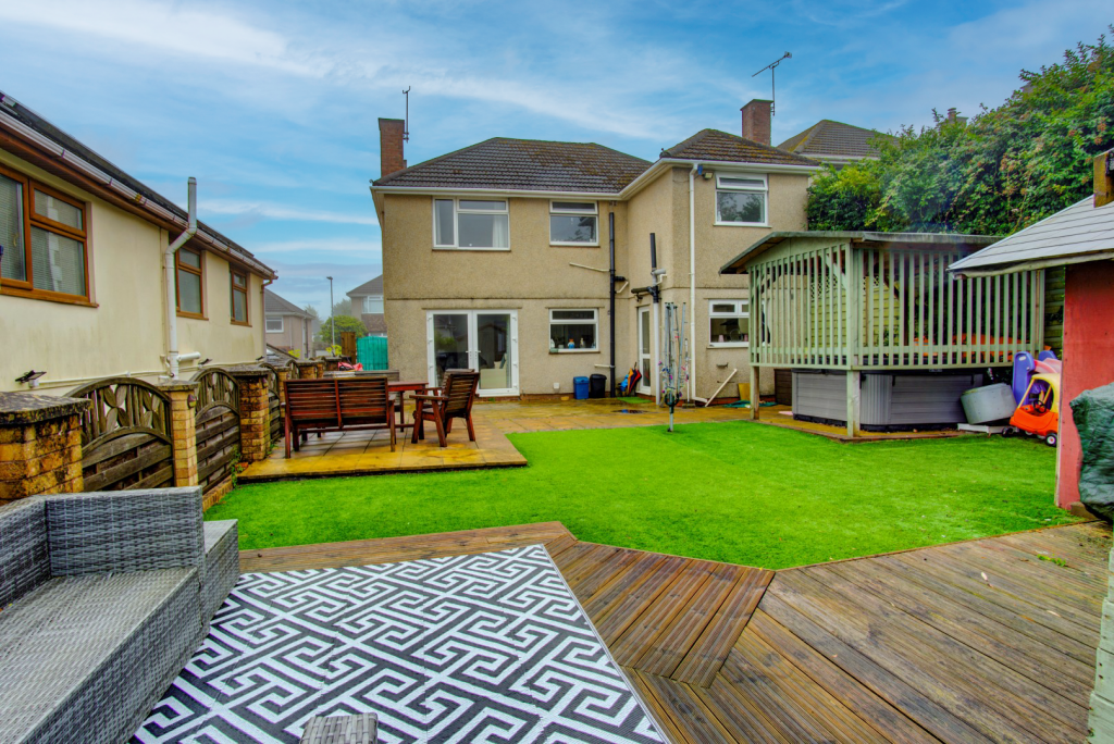 Rear Decking Area.