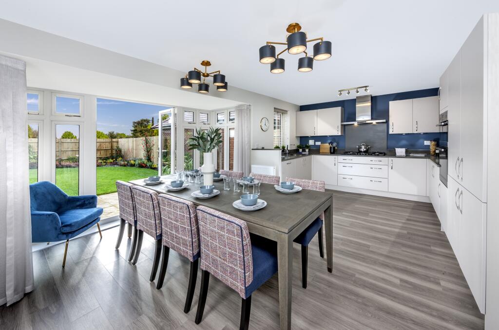 Kitchen and diner in a 4 bed Holden