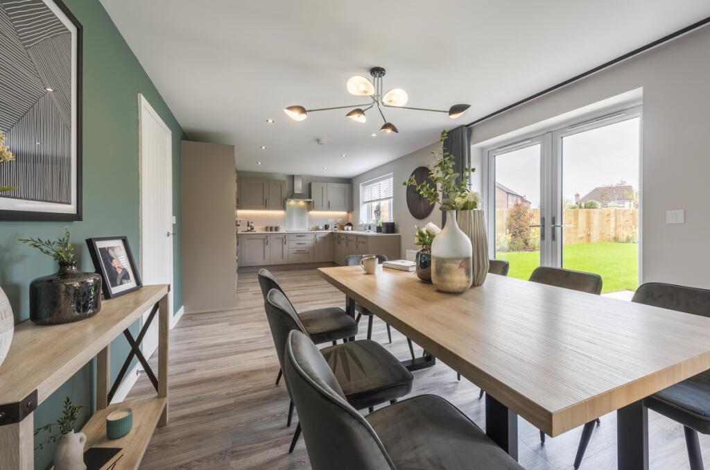 Indicative Kitchen/Dining Room, Contemporary Modern Decoration