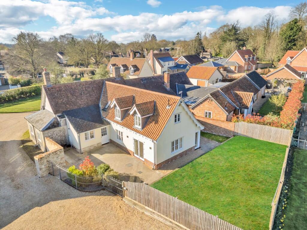2 Forge Cottage, Great Barton [Rear Elevation Aeri