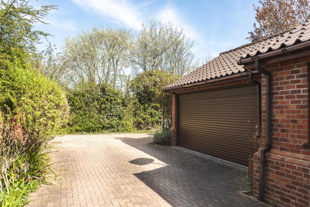 Driveway and double garage