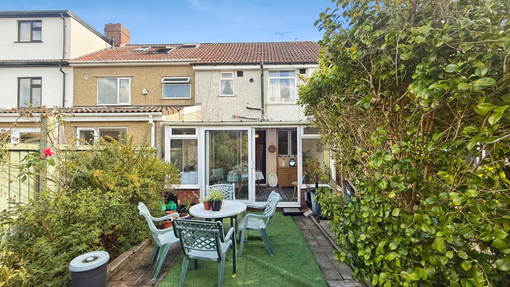 Rear of the property