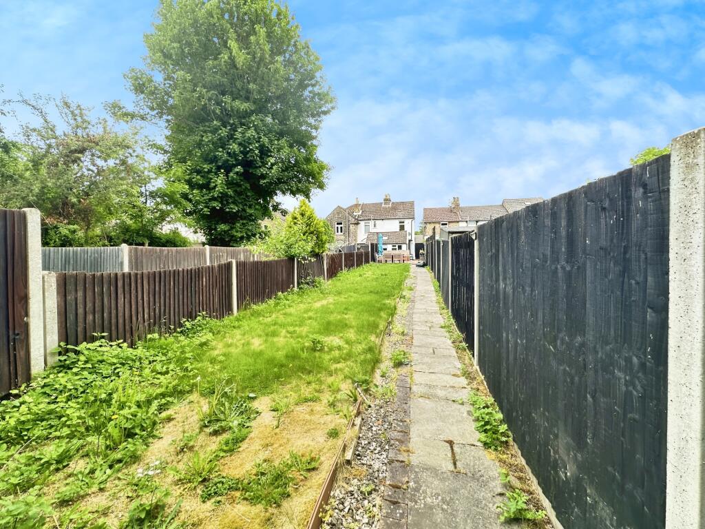 Private Rear Garden With Back Property View