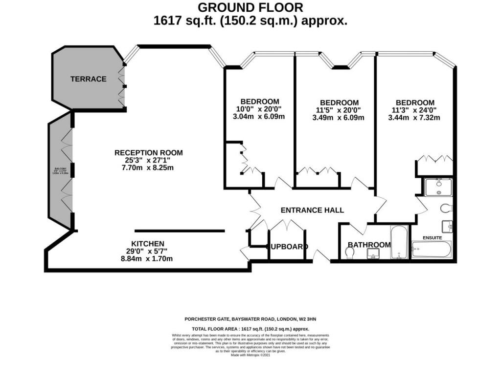 Floorplan Flat 10, 1