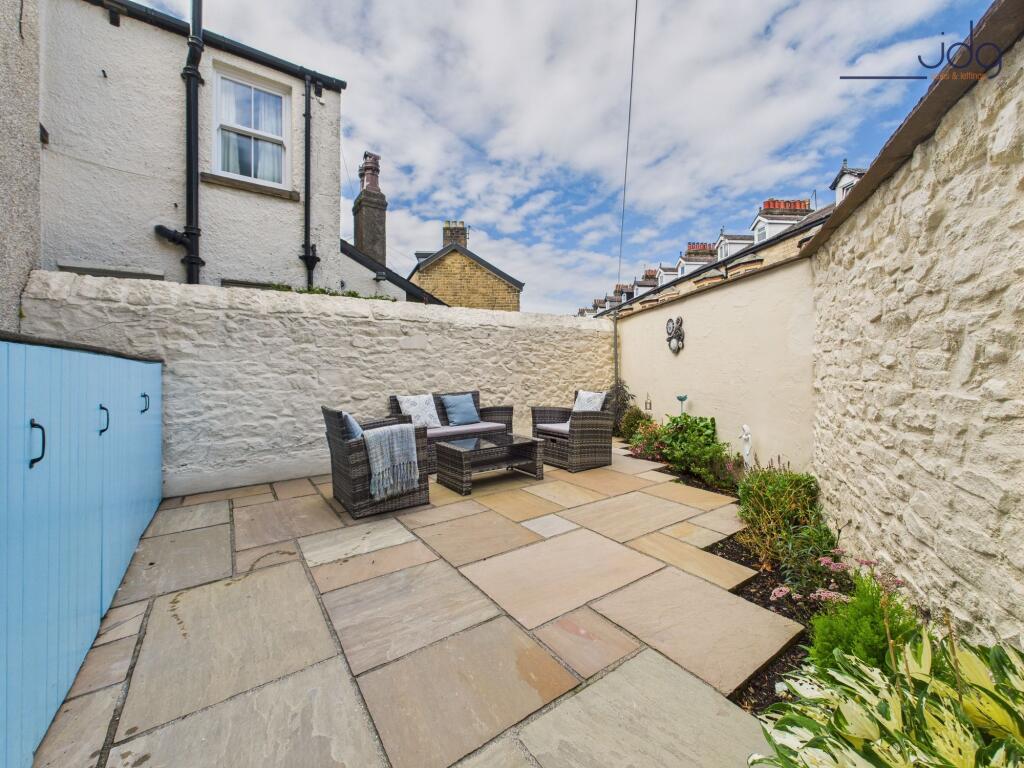 Private Flagged Garden