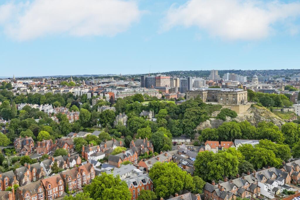 VIEW OF NOTTS FROM WINDOW