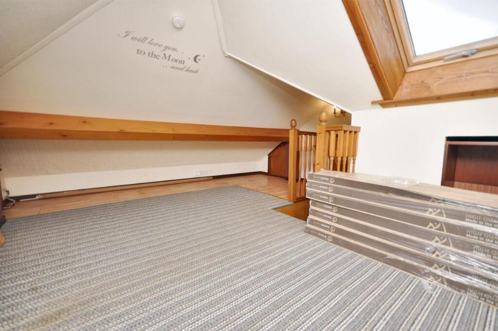 Floored/lined attic