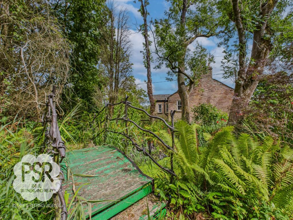 Annexe Garden Space with Bridge over Stream