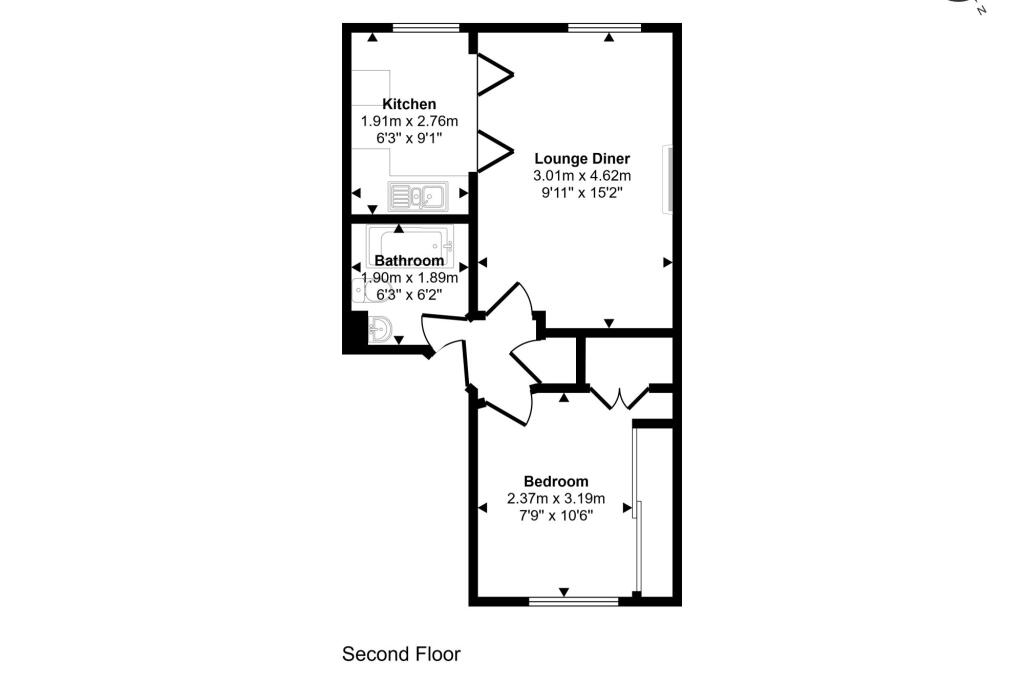 Flat D, 58 Hereford Road, Bayswater, London W2 5AJ
